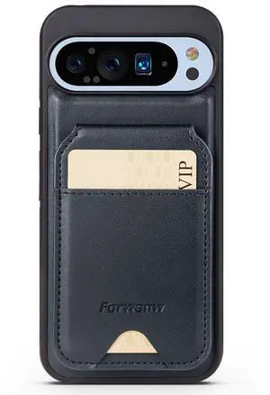 WERLEO 2 in 1 Detachable Leather Wallet and Phone Case For Google Pixel 9 Pro XL Case with Card Holder Kickstand RFID Blocking, Compatible with Magsafe Charging