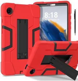 WERLEO Case for Samsung Galaxy Tab A11 8.7 Inch 2025 Model SM-X130/X133/X135, Hard PC Soft Silicone Rugged Shockproof Protective Cover for Samsung Galaxy Tab A11 8.7" 2025 with Universal Stylus Pen