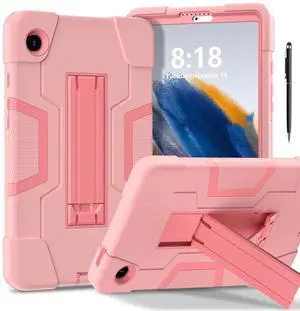 WERLEO Case for Samsung Galaxy Tab A11 8.7 Inch 2025 Model SM-X130/X133/X135, Hard PC Soft Silicone Rugged Shockproof Protective Cover for Samsung Galaxy Tab A11 8.7" 2025 with Universal Stylus Pen