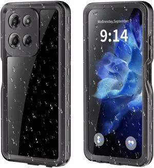 BONAEVER Waterproof Case for Motorola Moto G Play 2026, Built-in Screen & Camera Lens Protector [IP68 Underwater][12FT Military Shockproof] Full Body Protection Phone Case