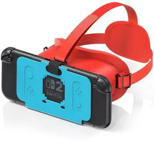 BONAEVER VR Headset for Nintendo Switch 2 (2025), Switch 2 Virtual Reality VR Glasses with Adjustable HD Lenses and Comfortable Head Strap, Labo VR Kit for Switch 2 Accessories