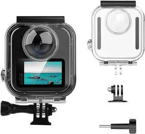 BONAEVER Waterproof Housing Case for Gopro Max 2 Action Camera, 60M Underwater Diving Case Protective Shell with Quick Release Mount Accessories for Gopro Max 2 360 2025