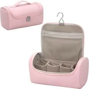 BONAEVER Portable Travel Case Compatible with Dyson Airwrap Complete Styler and Attachments, Portable Storage Bag with Metal Hanging Hook for Airwrap All Models, Long Barrel, Hair Curler Accessories BONAEVER Portable Travel Case Compatible with Dyson Airwrap Complete Styler and Attachments, Portable Storage Bag with Metal Hanging Hook for Airwrap All Models, Long Barrel, Hair Curler Accessories