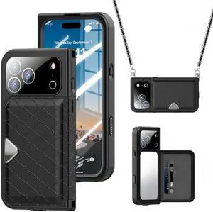 BONAEVER Waterproof Case for iPhone 17 Pro Max, Magnetic Wallet Phone Case with Built-in Screen Protector, Card Holder, Makeup Mirror, Camera Control Capture Button BONAEVER Waterproof Case for iPhone 17 Pro Max, Magnetic Wallet Phone Case with Built-in Screen Protector, Card Holder, Makeup Mirror, Camera Control Capture Button