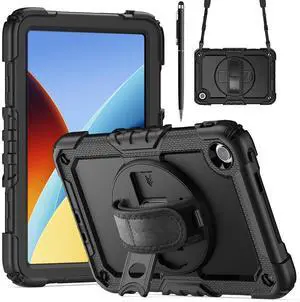 BONAEVER Case for Xiaomi Redmi Pad 2 SE 9.7 inch 2026, Protective Cover with Screen Protector Pen Holder Hand/Shoulder Strap/Universal Stylus Pen BONAEVER Case for Xiaomi Redmi Pad 2 SE 9.7 inch 2026, Protective Cover with Screen Protector Pen Holder Hand/Shoulder Strap/Universal Stylus Pen