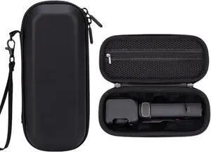 Hard Carrying Case for Insta360 Luna Ultra,PU Leather Portable Storage Bag with Wrist (Black) Hard Carrying Case for Insta360 Luna Ultra,PU Leather Portable Storage Bag with Wrist (Black)