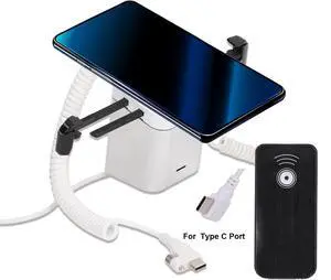 Tablet Anti-Theft Display Stand with Charging Function and 95dB to 120dB Security Alarm Design for Tablets Cell Phones Electronic Product Commercial Display (For USB Type C Port) Tablet Anti-Theft Display Stand with Charging Function and 95dB to 120dB Security Alarm Design for Tablets Cell Phones Electronic Product Commercial Display (For USB Type C Port)