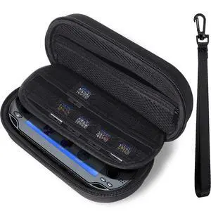 Carrying Case Compatible for PS Vita 1000, PS Vita 2000, PSP 3000 with Cover. EVA Hard Travel Carring Cover with 10 Game Slots, Protective Gaming Case with Enough Room Carrying Case Compatible for PS Vita 1000, PS Vita 2000, PSP 3000 with Cover. EVA Hard Travel Carring Cover with 10 Game Slots, Protective Gaming Case with Enough Room