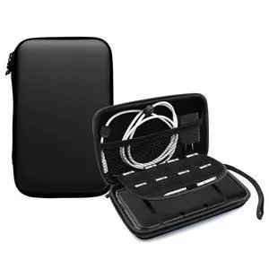 3DS Carrying Case, EVA Hard Shell Travel Case with 8 Game Card Slots, Detachable Hand Wrist Strap, Waterproof Shockproof Protective Storage for New 3DS, 3DS, 2DS XL or DSi, DS Lite, Black 3DS Carrying Case, EVA Hard Shell Travel Case with 8 Game Card Slots, Detachable Hand Wrist Strap, Waterproof Shockproof Protective Storage for New 3DS, 3DS, 2DS XL or DSi, DS Lite, Black