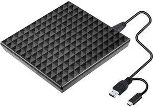 BONAEVER External Blu-ray Drive Blu-ray Burner 6X Compatible with BD DVD CD Drive Portable Bluray Drive 100GB Slimline External Blu ray Drive usb 3.0 Type-C Port for Windows XP/7/8/10for Mac PC BONAEVER External Blu-ray Drive Blu-ray Burner 6X Compatible with BD DVD CD Drive Portable Bluray Drive 100GB Slimline External Blu ray Drive usb 3.0 Type-C Port for Windows XP/7/8/10for Mac PC