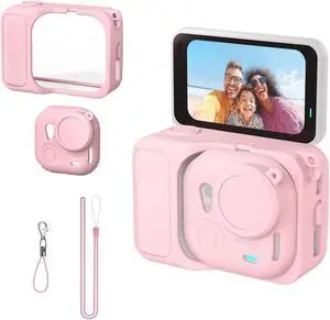 Silicone Cover Set for Insta360 Go Ultra Camera, Anti-Loss Strap/Lanyard/Slicone case for The Action pod/Silicone Cover for The Camera Go Ultra Pink Silicone Cover Set for Insta360 Go Ultra Camera, Anti-Loss Strap/Lanyard/Slicone case for The Action pod/Silicone Cover for The Camera Go Ultra Pink