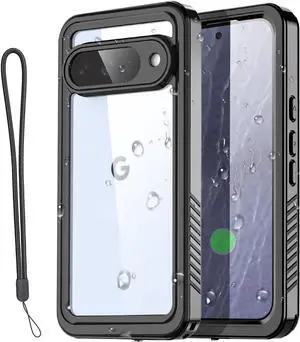Waterproof Case for Google Pixel 11 with Built-in Screen Protector | Clear Water Proof Shockproof Dustproof Snowproof Full Body Rugged Transparent Underwater Phone Cover with Lanyard Waterproof Case for Google Pixel 11 with Built-in Screen Protector | Clear Water Proof Shockproof Dustproof Snowproof Full Body Rugged Transparent Underwater Phone Cover with Lanyard