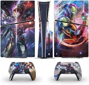 Vinyl Skin Compatible with PS5 Slim Disc Edition| Console and Controller Accessories Cover Skins Controller Skin Gift Skins for Console Full Set Skin Vinyl Skin Compatible with PS5 Slim Disc Edition| Console and Controller Accessories Cover Skins Controller Skin Gift Skins for Console Full Set Skin