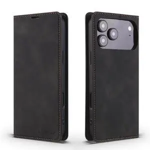 Case for iPhone 18 Pro Max / iPhone 17 Pro Max, Premium PU Leather Phone Cover with Card Holder Stand, Shockproof Flip Wallet Cover Case for iPhone 18 Pro Max / iPhone 17 Pro Max, Premium PU Leather Phone Cover with Card Holder Stand, Shockproof Flip Wallet Cover