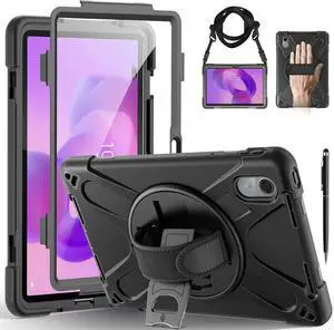 Case for Lenovo Idea Tab 11 inch 2025/Tab M11 2024/K11 11"/Motorola Moto Pad 2026/Moto Pad 60 Neo Protective Cover with S Pen Holder Stand Hand/Shoulder Strap/Screen Protector/Universal Stylus Pen Case for Lenovo Idea Tab 11 inch 2025/Tab M11 2024/K11 11"/Motorola Moto Pad 2026/Moto Pad 60 Neo Protective Cover with S Pen Holder Stand Hand/Shoulder Strap/Screen Protector/Universal Stylus Pen