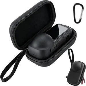 Hard Shell Carrying Case for Insta360 X6 with Original Lens Cap, Portable Protective Storage Bag Travel Organizer with Wrist Strap & Carabiner Hard Shell Carrying Case for Insta360 X6 with Original Lens Cap, Portable Protective Storage Bag Travel Organizer with Wrist Strap & Carabiner