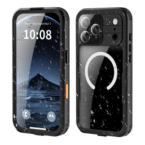 Waterproof Case for iPhone 18 Pro Max / 17 Pro Max Compatible with MagSafe, Magnetic Waterproof Full Body IP68 Underwater Case Built-in Screen Protector Military Grade Shockproof Cover for Men Women Waterproof Case for iPhone 18 Pro Max / 17 Pro Max Compatible with MagSafe, Magnetic Waterproof Full Body IP68 Underwater Case Built-in Screen Protector Military Grade Shockproof Cover for Men Women