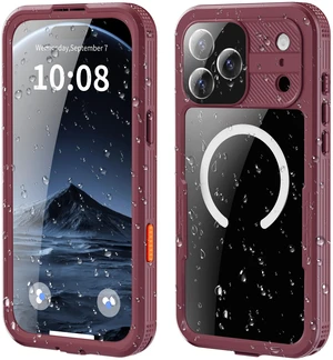Waterproof Case for iPhone 18 Pro Max / 17 Pro Max Compatible with MagSafe, Magnetic Waterproof Full Body IP68 Underwater Case Built-in Screen Protector Military Grade Shockproof Cover for Men Women Waterproof Case for iPhone 18 Pro Max / 17 Pro Max Compatible with MagSafe, Magnetic Waterproof Full Body IP68 Underwater Case Built-in Screen Protector Military Grade Shockproof Cover for Men Women