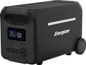 Energizer Solar Peak 3000 Portable Power Station, 2560Wh LiFePO4 Battery, Solar Rechargeable, Expandable Parallel Version, for Home Backup, RV/Camping, and Emergency