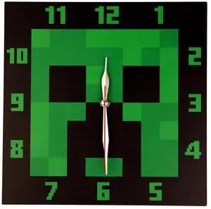 ZRQarq Creeper Character Face Wall Clock