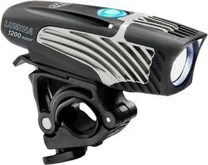 Lumina 1200 Boost USB Rechargeable Bike Light Powerful Lumens Bicycle Headlight LED Front Easy to Install for Men Women Road Mountain City Commuting Adventure Cycling Safety Flashlight Black -