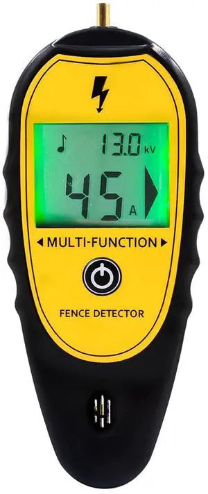 Electric Fence Tester and Fault Finder, 15KV Digital Voltage 200V15000V Black 15kv