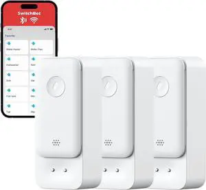 WiFi Water Sensor, Smart Leak Detector, 100dB Adjustable Alerts & App Alerts, IP67 Waterproof, Wireless Detector for Kitchen, Bathroom, Basement, No Hub Required (Support 2.4G) (3) White -