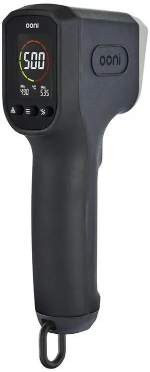 Digital Infrared Thermometer Gun - Instand Read with LCD Display, for Indoor and Outdoor Cooking, Barbecue Laser Black