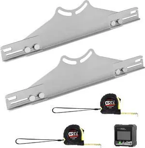 Toe Alignment Tool Plates Wheel Automotive with 2 Tape Measures and 1 Digital Angle Finder Provides Accurate Fast Measurements for Most Cars -  Applicable to M14 hub bolts
