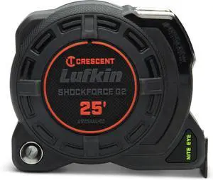 G2 25-ft Autolock Tape Measure- L1225BAL-02 Black -