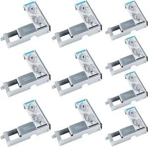 2.5 to 3.5 Hard Drive Adapter SSD SAS SATA Hard Drive Tray Caddy 9W8C4 Y004G 09W8C4 0Y004G Compatible for D-ELL H-P IBM LEN-OVO Mac Apple 3.5" Caddy, 10 Pack