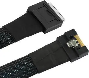Oculink PCIe PCI-Express Data Active Cable SFF-8611 8i to SFF-8654 8X Slimline SSD 50cm -