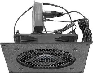 Pre-Set Thermal Controlled Cooling Kits for Cabinets, AV, and Components (Single 120mm, Plastic)  Plastic Single 120mm