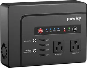 Portable Power Station 200W, 146Wh Solar Generator Battery Pack with 2 Pure Sine Wave AC Outlets/4 USB A/1 DC Port, Lithium Backup Supply for Camping Travel Outdoor Home -  200W Generator+Carry Case