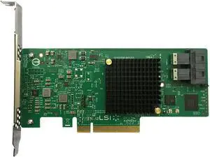 Broadcom SAS 9300-8i 8-port 12Gb/s SATA+SAS PCI-Express 3.0 Low Profile Host Bus Adapter -