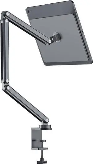 Magnetic Arm Stand Only for iPad Pro 13" M4(2024), Foldable Premium Aluminum Alloy Tablet Mount Working, Multi-Node Adjustable Portable Holder Desktop -  13"-M4 (2024)