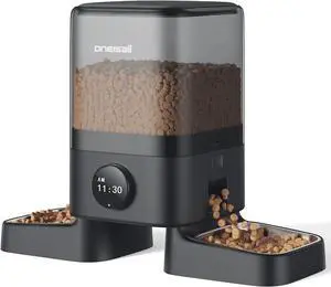 Automatic Cat Feeders 2 Cats, 20 Cups/5L Auto Feeder, Cats Food Dispenser for Small Pets Indoor, Timed Pet Feeder Dry -