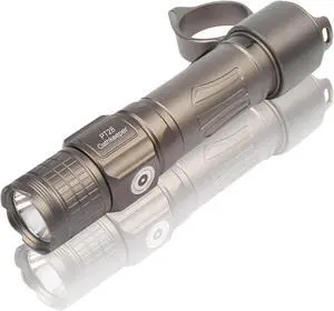 PT28 Professional LED Tactical Flashlight 1600 Lumens, Rechargeable IP68 Waterproof Small Pocket Light, 245 Meters Long Throw, Desert Tan  -