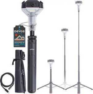 - LIGHTRANGER 800 Mini Telescoping Camp Light, 4.5 Tall with Lumens, Ultra Compact & Portable, Rechargeable LED Lantern, Up to 30-Hour Runtime, 1 Year Warranty, Includes Carry Case  LightRanger Black