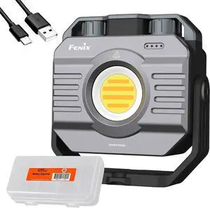 CL28R 2000 Lumen 2-in-1 Camping Lantern and Portable Work Light, USB-C Rechargeable, Continuous Brightness Color Temperature Adjustment Black -