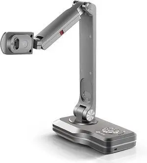 V508 VGA/HDMI/USB 8MP Three Mode Document Camera for Teacher, Auto Focus, LED Light Real-time Projection, Video Recording, Distance Learning, Works with and Without a Compute -