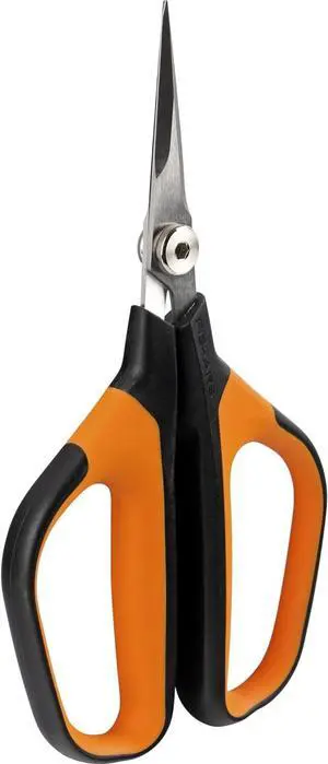 Solid Snip Pruning Shears SP15, Length: 23,8cm, Steel Blades/Plastic Handle, Black/Orange, 1051602 Orange/Black -
