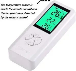 Wireless Thermostat Outlet (with 2 Receivers) Plug-in Temperature Controller Greenhouse Reptile Plug Remote Control Temp Built-in Sensor for Homebrew White -