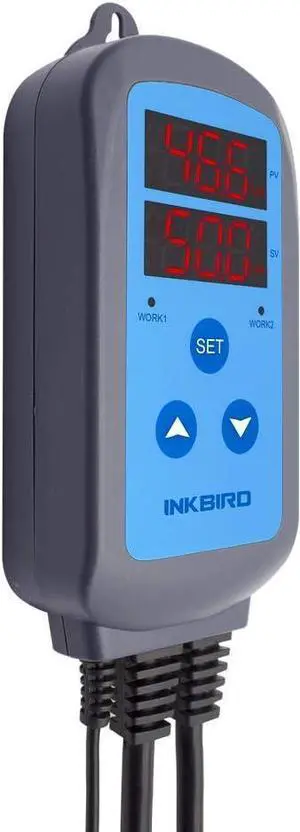 Humidity Controller IHC200  Humidistat Mushroom Greenhouse Pre Wired Outlet Dual Stage Humidifier Dehumidifier(new version) -