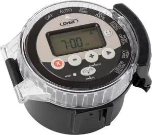 57865 Battery-Operated Sprinkler Timer, Black -