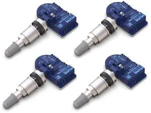 MORESENSOR Compact PRO Series 315MHz TPMS Tire Pressure Sensor 4-Pack | Preprogrammed for Select 30+ Japanese Brand Models | Replacement for 06421-S3V-A04 | Clamp-in | KX-S015-4