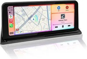 Linux Vertical Screen E70 E71 Wired and Wireless CarPlay Retrofit Android Auto, 1920 x 720 Display Mirror Link Car Radio Bluetooth Video Player Screen for BMW X5 X6 CIC(2010-2012)