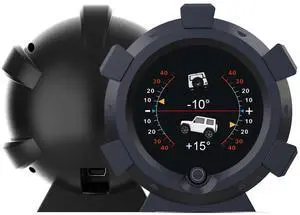 X95 GPS Speedometer MPH Digital Car Inclinometer Level & Angle Slope Meter Gauge, Head Up Display Automotive Bevel Tilt Gauges for Off-Road Vehicle