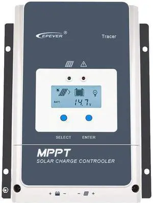 50A MPPT Solar Charge Controller Tracer-an Series High-Power Charge Controllers Compatible with 12V/24V/36V/48V Lead-Acid and Lithium Batteries (50A)