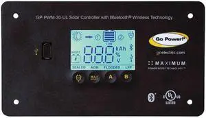 ! GP-PWM-30-UL BlueTooth 30 Amp Solar Regulator